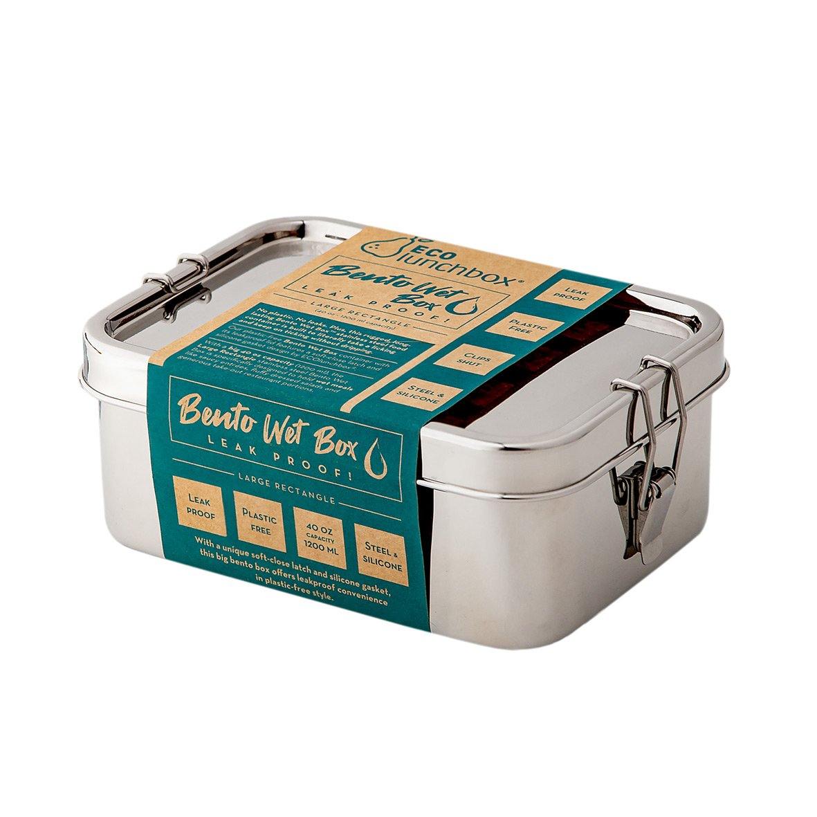 EcoLunchbox Bento Wet Box Rectangle Leak Proof