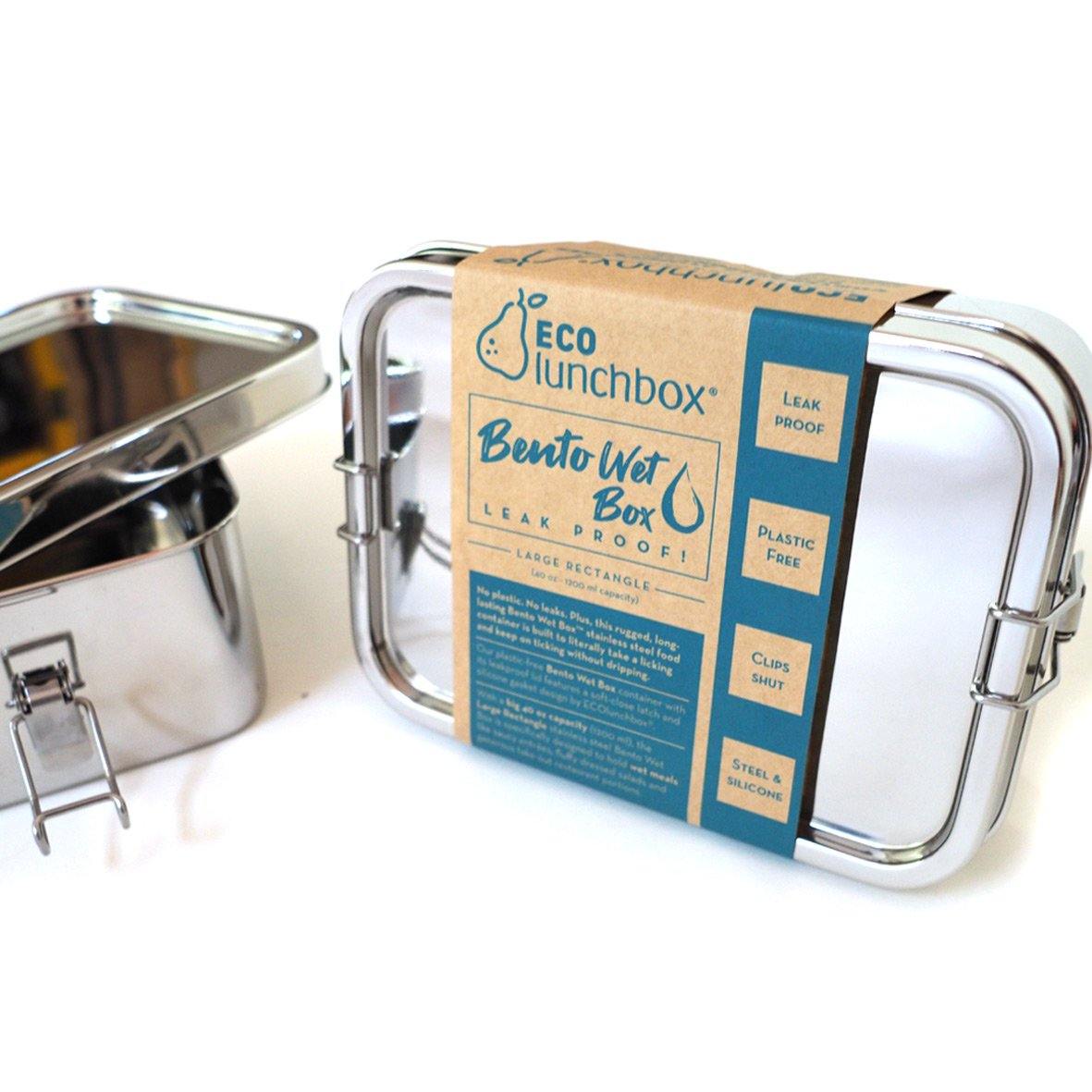 EcoLunchbox Bento Wet Box Rectangle Leak Proof