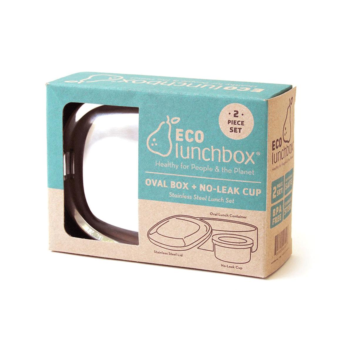 Ecolunchbox Oval met Snack Cup