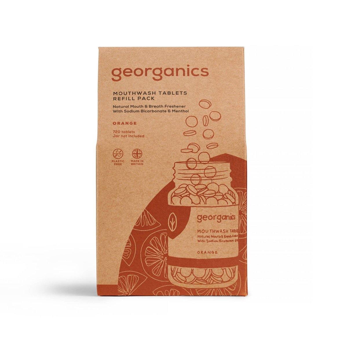 Georganics Mouthwash Tablets Refill Orange