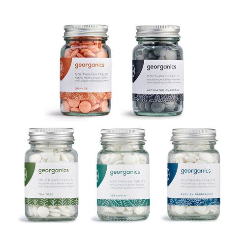 Georganics Mouthwash Tablets All Flavours