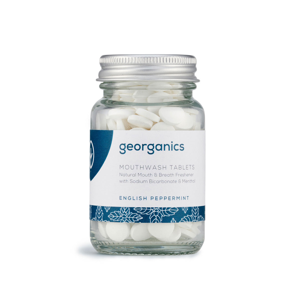 Georganics Mouthwash Tablets English Peppermint