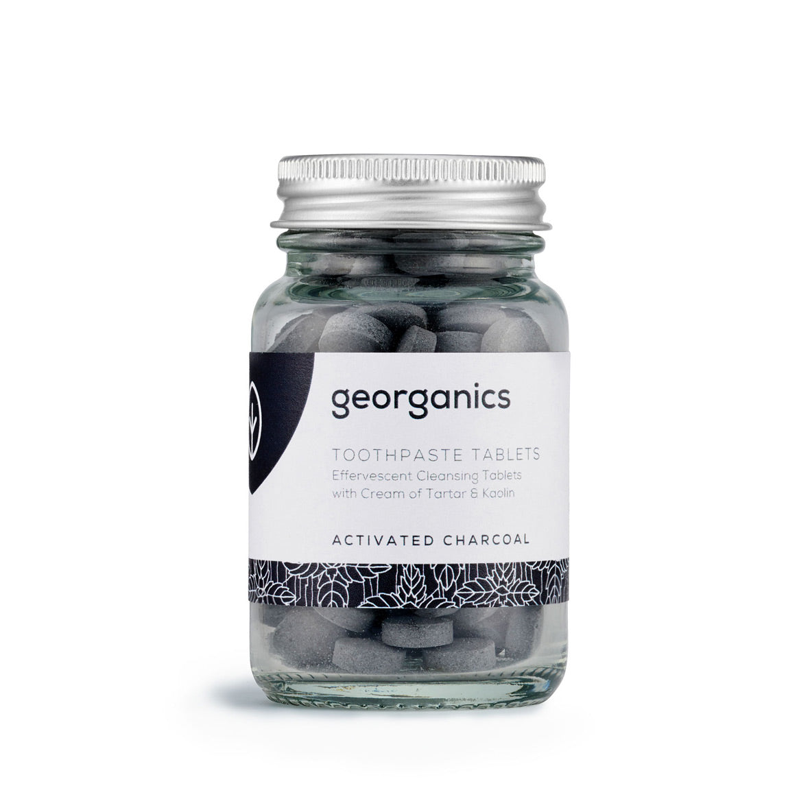 Georganics Toothpaste Tablets Activated Charcoal