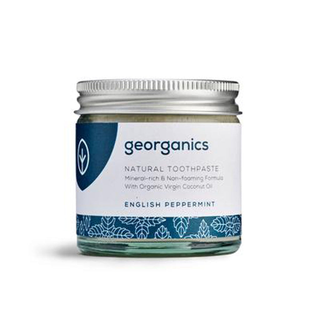 Georganics plastic free toothpaste English Peppermint