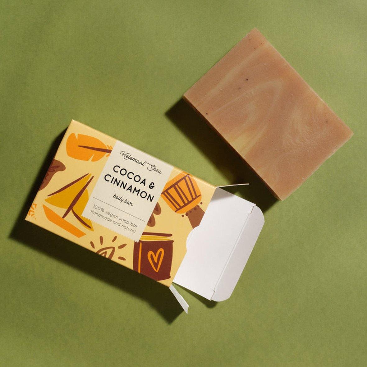 HelemaalShea Cocao & Cinnamon Body Bar Standard