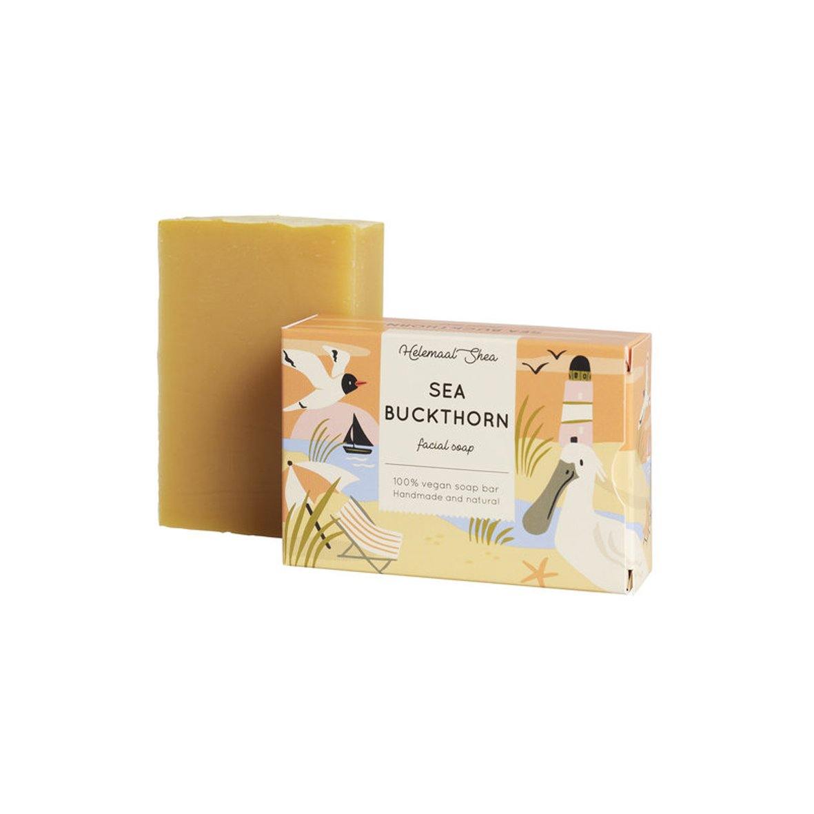 HelemaalShea Sea Buckthorn Facial Soap