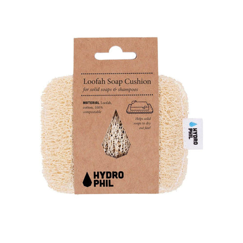 Hydrophil Loofah Soap Cushion Pack and Front