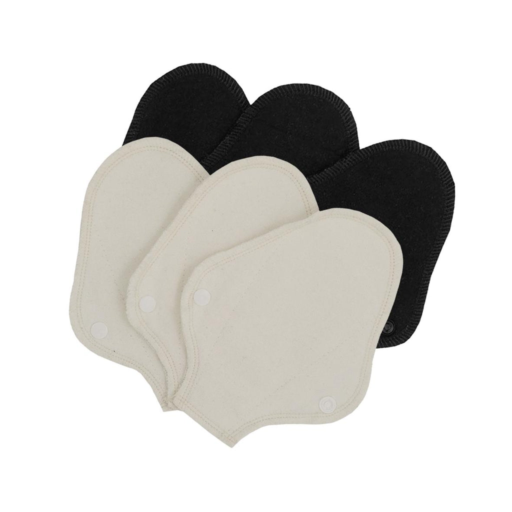 Menstrual Pads Menstrual Panty Liner Napkin Period Cloth pad Scalloped fin  Hygiene Panty Liner Menstrual Pad Mother Ear Paper Napkin Incontinence Pads