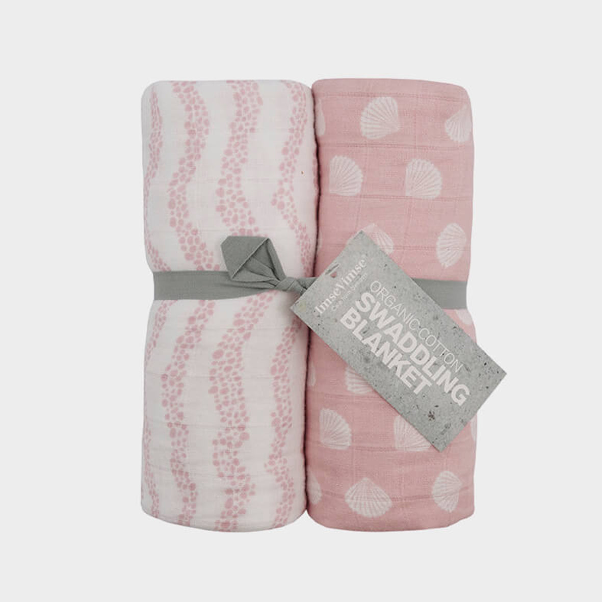 ImseVimse Baby Mussoline Blanket Organic Cotton Pink