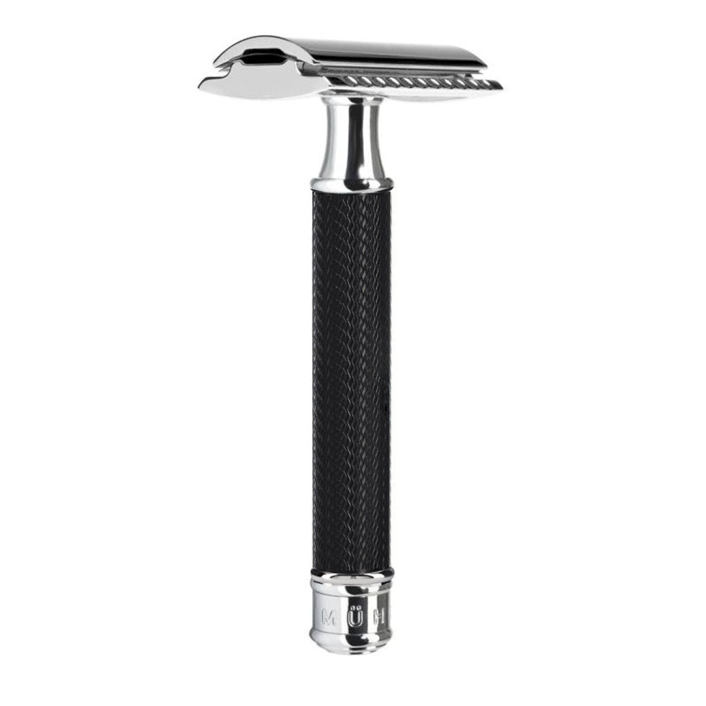 Safety Razor Klassiek Scheermes (Gesloten Kam)-Safety Razors-Mühle-Zwart-Zo Zero