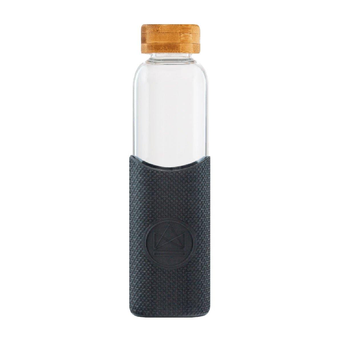 NeonKactus Glass Water Bottle Black