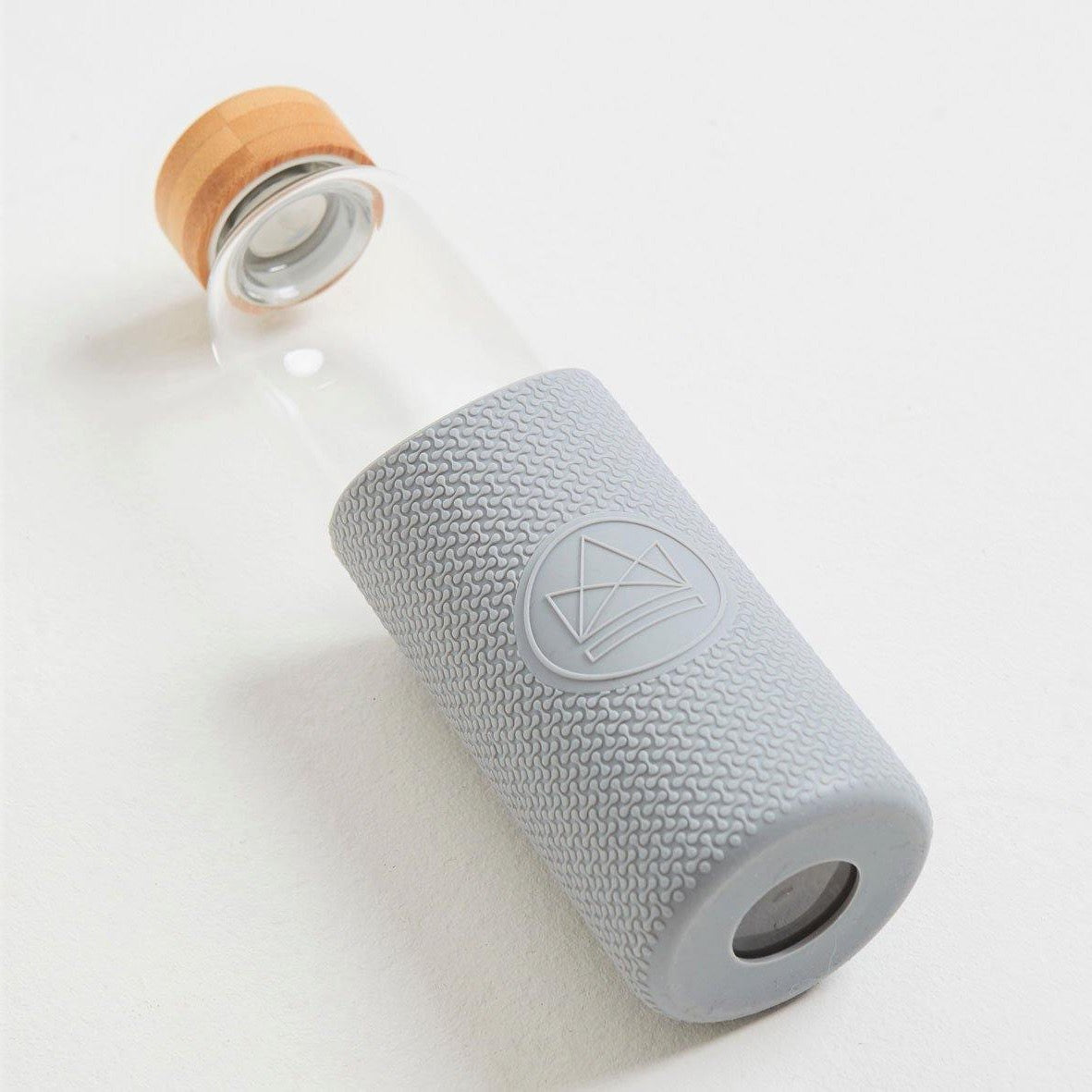 NeonKactus Glass Water Bottle Grey