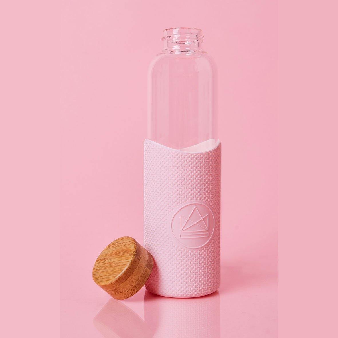 NeonKactus Glass Water Bottle Pink