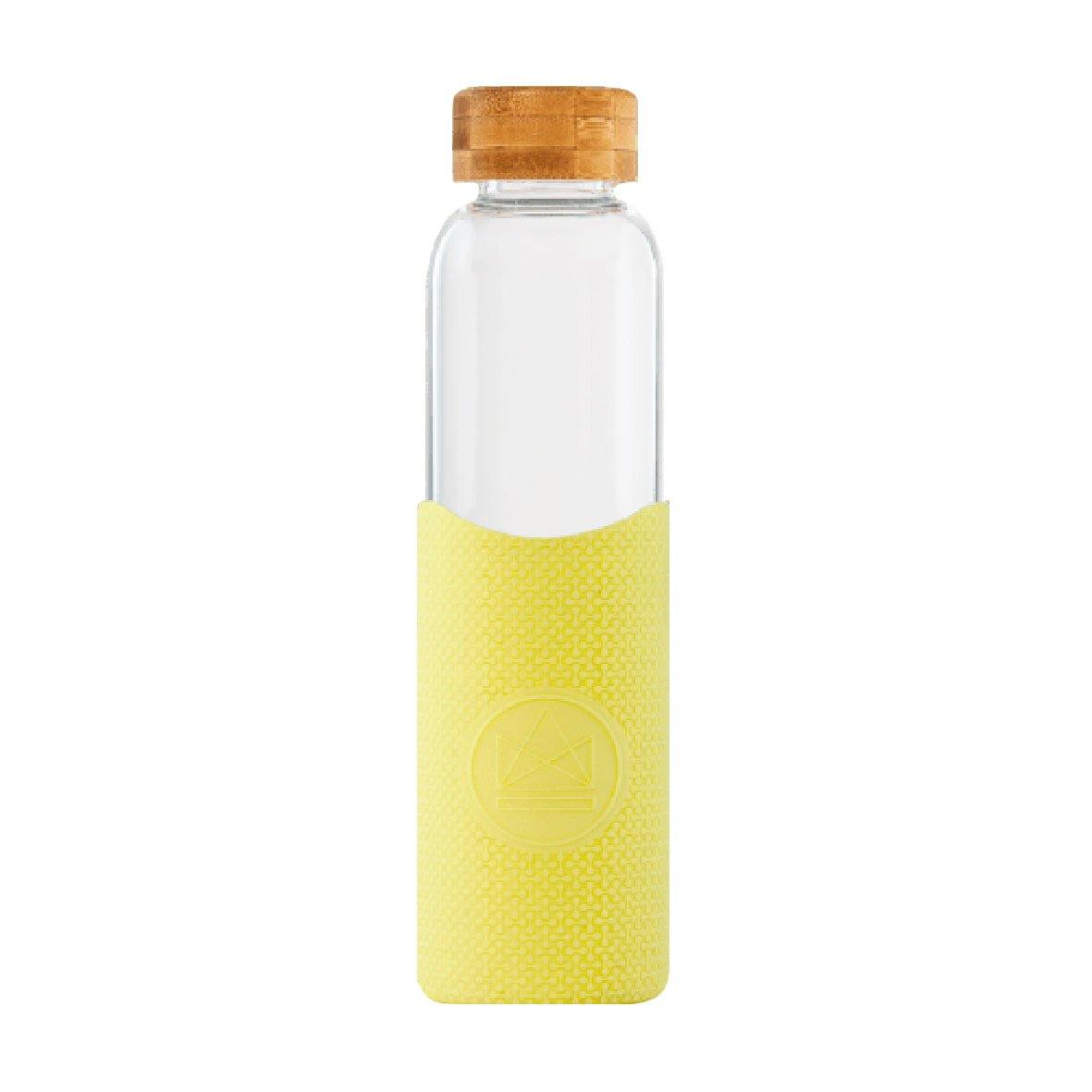 NeonKactus Glass Water Bottle Yellow