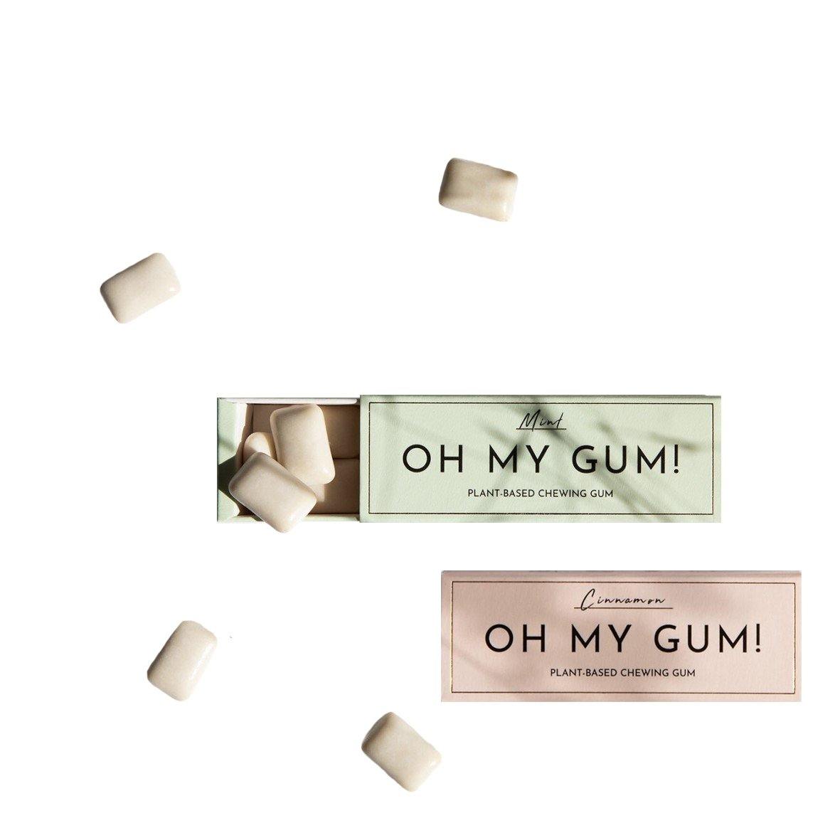 OH MY GUM Chewing Gum All Flavours Flatlay