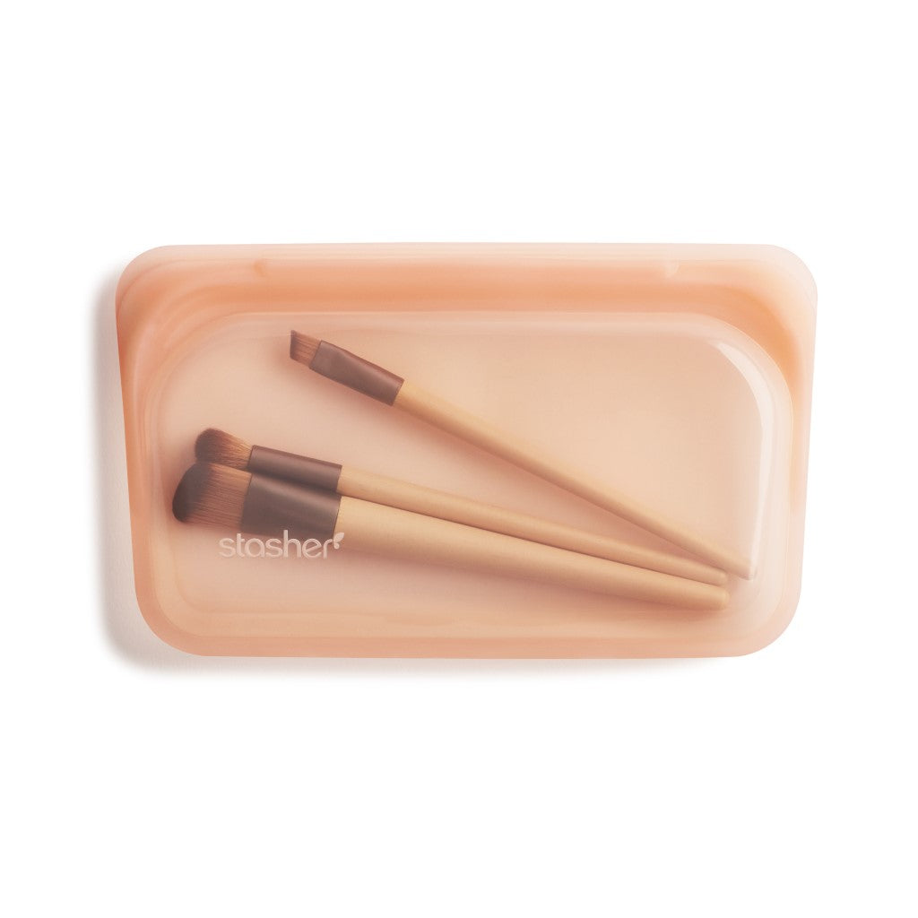 Stasher Bag Snack 293 ml Papaya Make-up Brushes