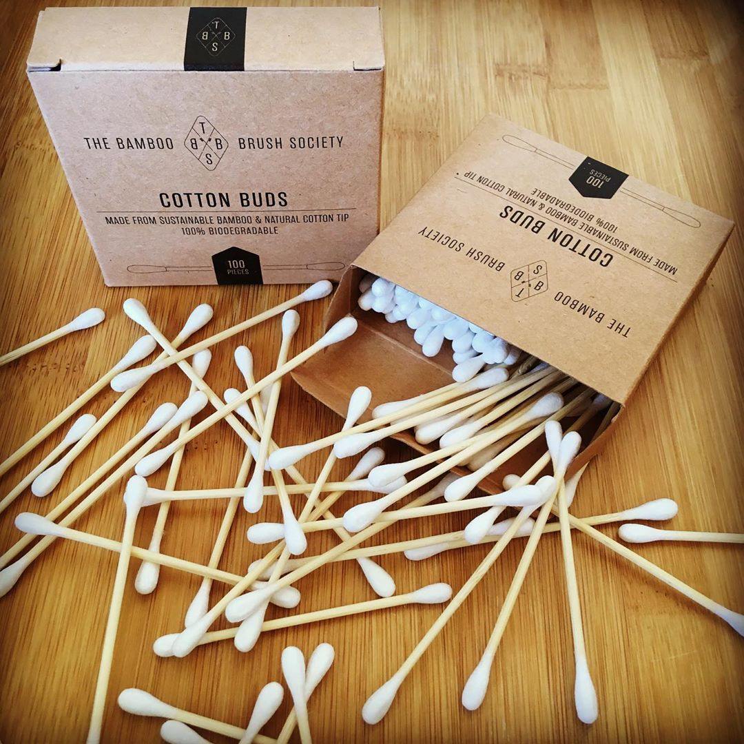 TheBambooBrushSociety Bamboo Cotton Buds