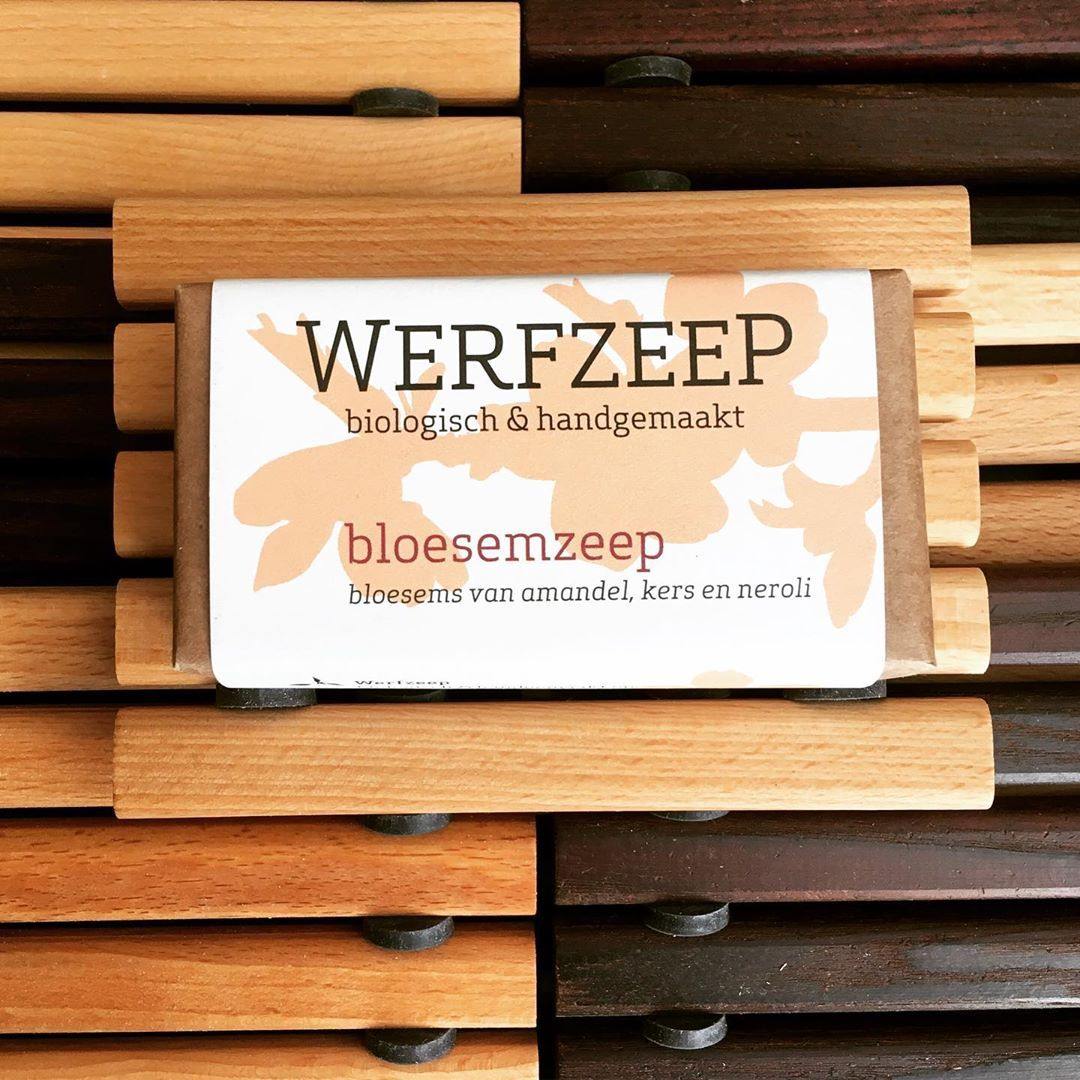 Redecker Wooden Soap Holder With Werfzeep Natural Soap Bar