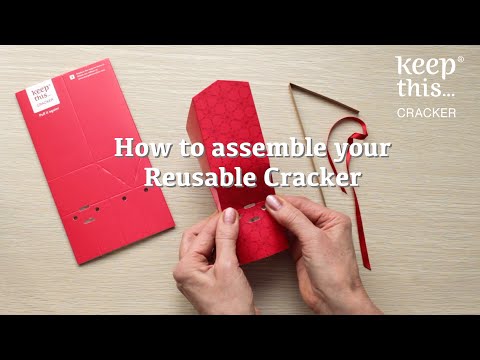 YouTube video van Herbruikbare Eco Christmas Crackers van Keep This Cracker